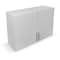 Viva Comfort Medical Cabinet, 36 in Width, Wall Mounted with 2-Doors in Grey ADI902-WALL36-G-MK - alternate 8